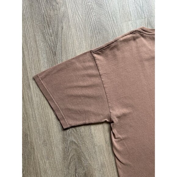 Vintage 90s Limp Bizkit Fred Durst Nu Metal Band Tee Rare Promo Brown Large - Picture 9 of 14